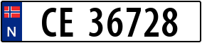 Truck License Plate